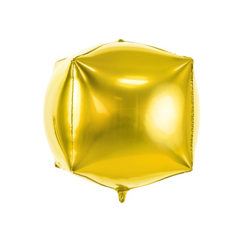 Foil balloon "CUBE" golden