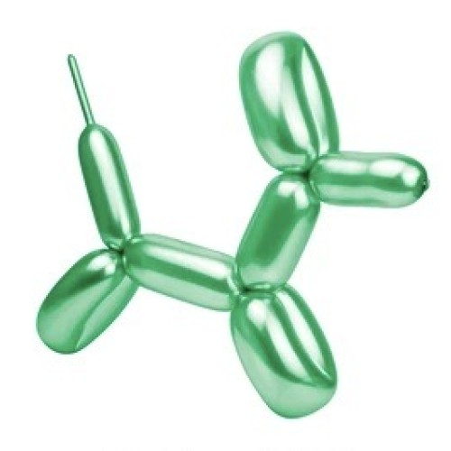 Modelleeritavad õhupallid «roheline kroom»