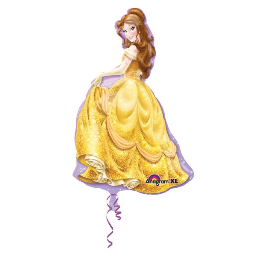 Foil balloon «PRINCESS» yellow