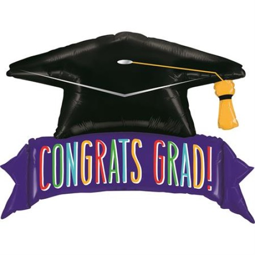 Bakalaureuse müts «Congrats Grad!»