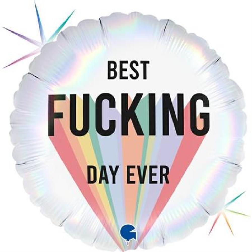 «Best fucking day ever» круглый