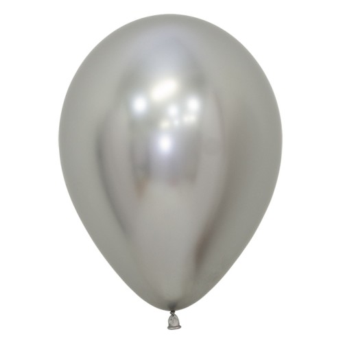 Latex balloon «glossy silver»