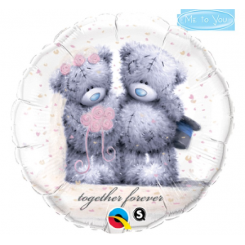 Teddy bears «Together Forever», round