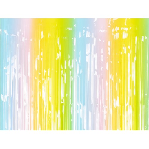 Party curtains "RAINBOW" colorful
