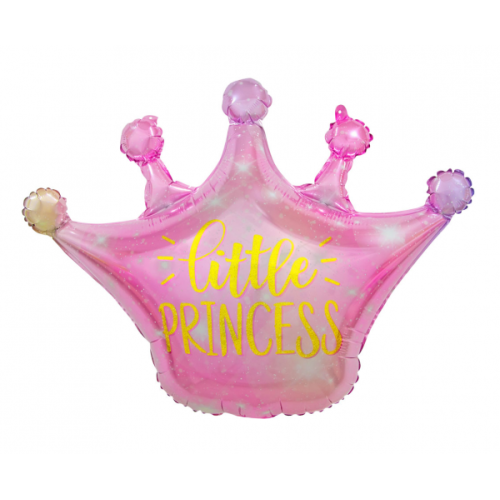 Fooliumist õhupall kroon «LITTLE PRINCESS» 