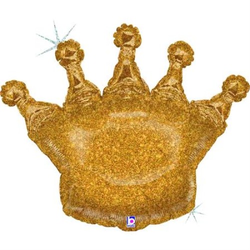 Фольгированный шар «КОРОНА», золотая
