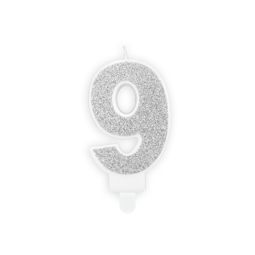 Свеча номер «9», серебро