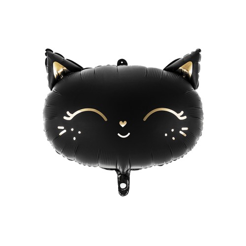 Foil balloon "CAT" black