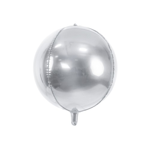 Foil balloon "BALL" silver