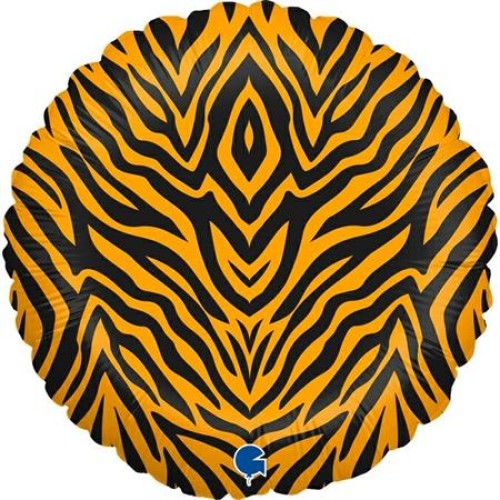 Tiger pattern, round