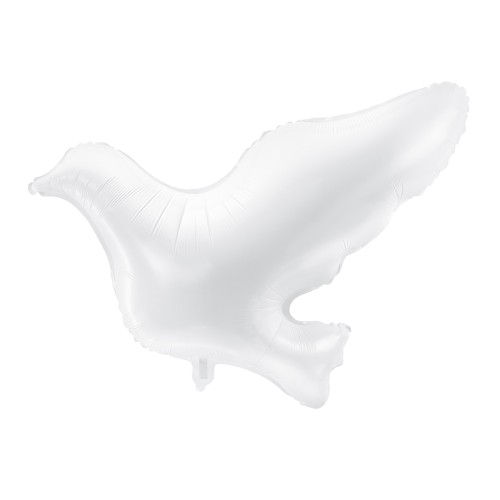 Foil balloon «PIGEON» white