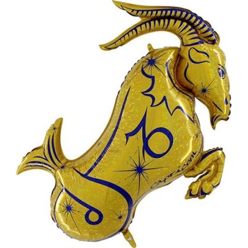 Zodiac Capricorn, golden