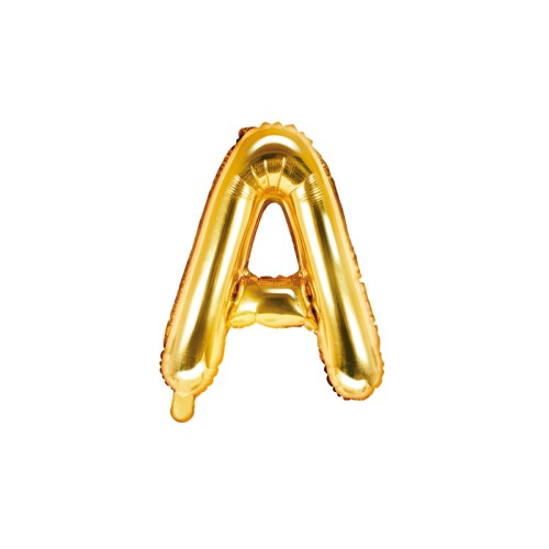 Foil balloon letter, gold