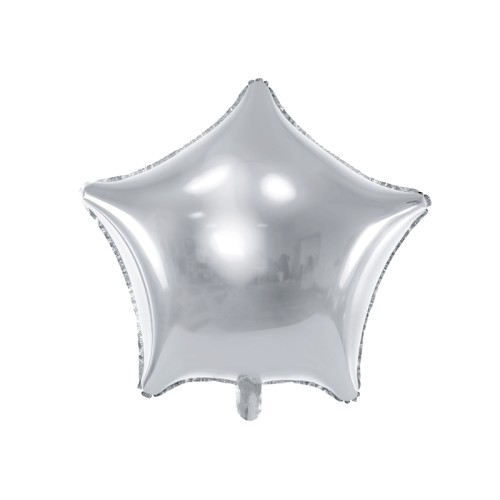 Foil balloon "STAR" silver