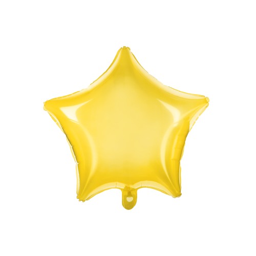Foil balloon "STAR" yellow