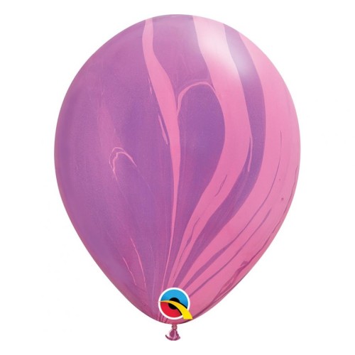 Латексный шар «розово-фиолетовый мрамор»