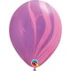 Латексный шар «розово-фиолетовый мрамор»
