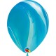 Latex balloon «blue rainbow agate»