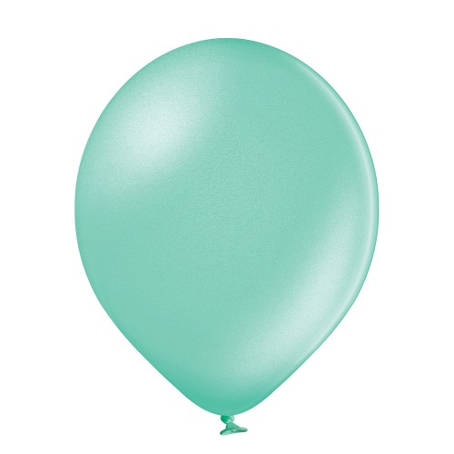 Latex balloon «light green metallic»