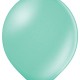 Latex balloon «light green metallic»
