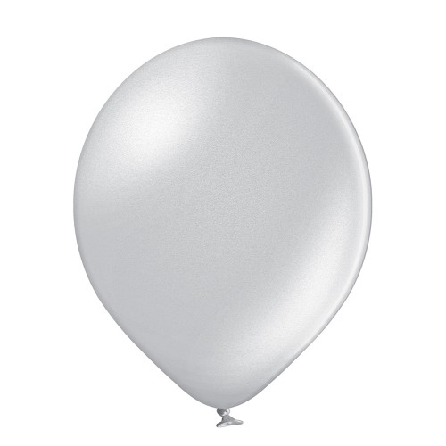 Latex balloon «silver metallic»