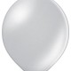 Воздушный шар «серебряный перламутровый»