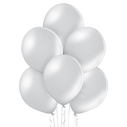 Latex balloon «silver metallic»