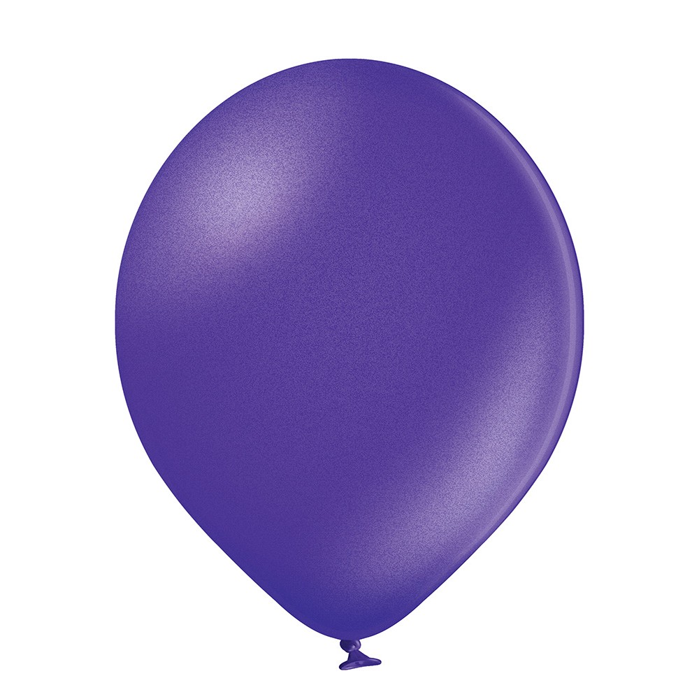 Latex balloon «purple metallic»