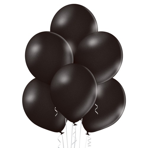 Воздушный шар «чёрный перламутровый»     