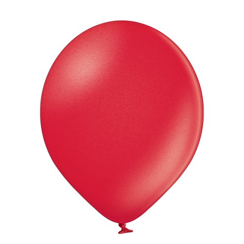 Latex balloon «cherry red metallic»