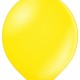 Latex balloon «citrus yellow metallic»