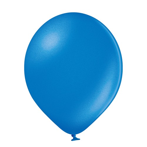 Latex balloon «blue metallic»