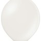 Latex balloon "white metallic"