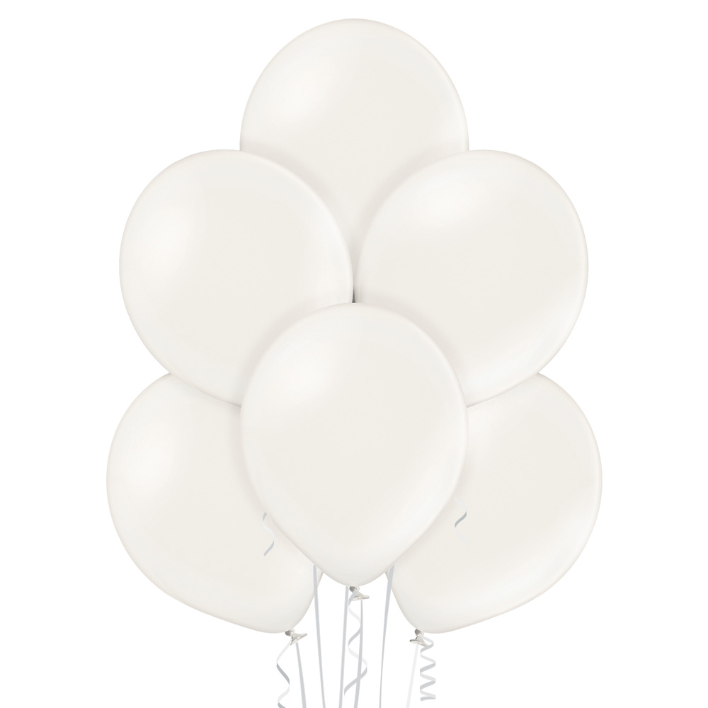 Воздушный шар «белый перламутровый»