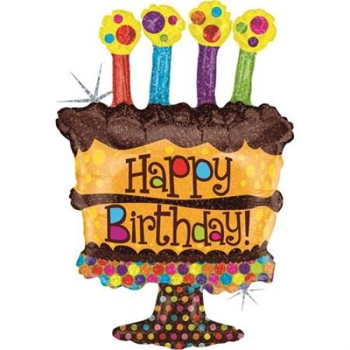 Chocolate cake "Happy birthday!"