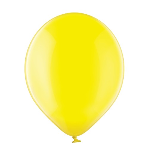 Latex balloon «crystal yellow» 