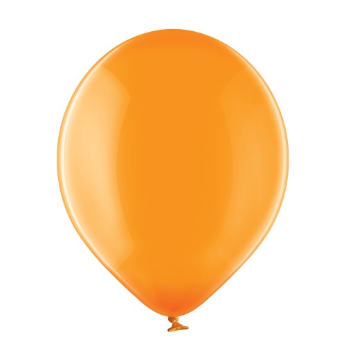Latex balloon «crystal orange» 