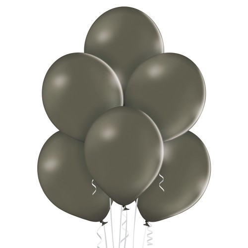 Воздушный шар «тёмно-серый матовый»  