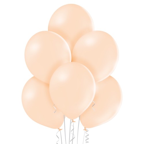 Воздушный шар «кремово-персиковый матовый»