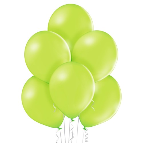 Воздушный шар «яблочно-зелёный матовый»  