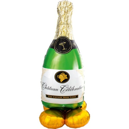 Foil balloon «Champagne bottle»