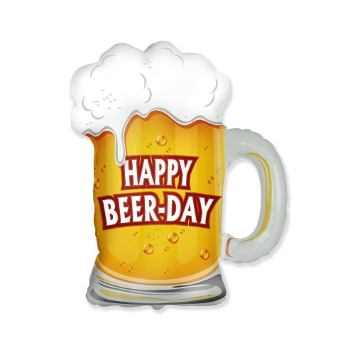 Foil balloon «Happy Beer Day»