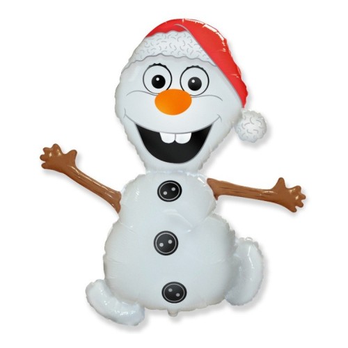 Fooliumist õhupall «Olaf», lumememm