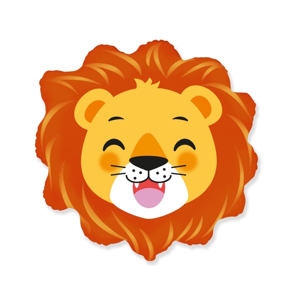 Foil balloon «Lion», a head