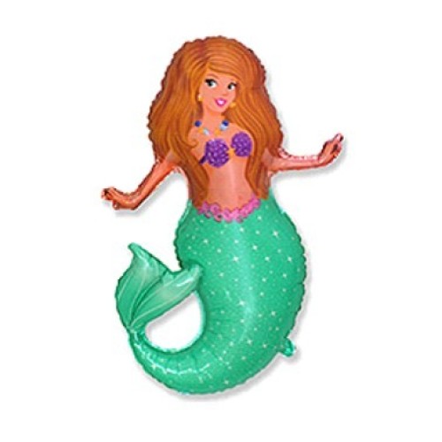 Foil balloon, a mermaid «Pretty Mermaid»