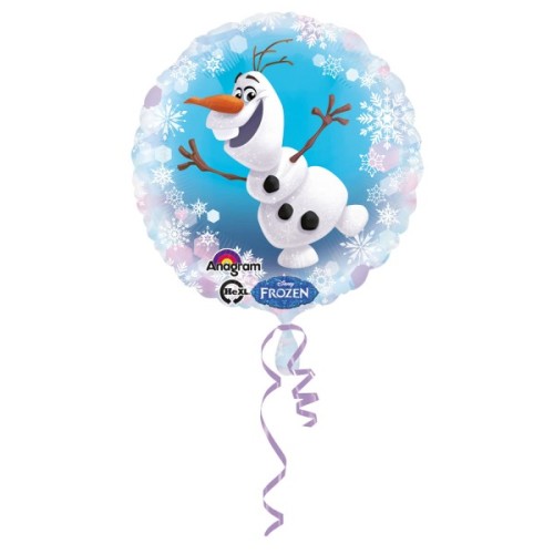 Foil balloon "OLAF" round