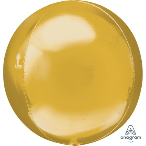 Fooliumist õhupall "PALL" kollane-kuld