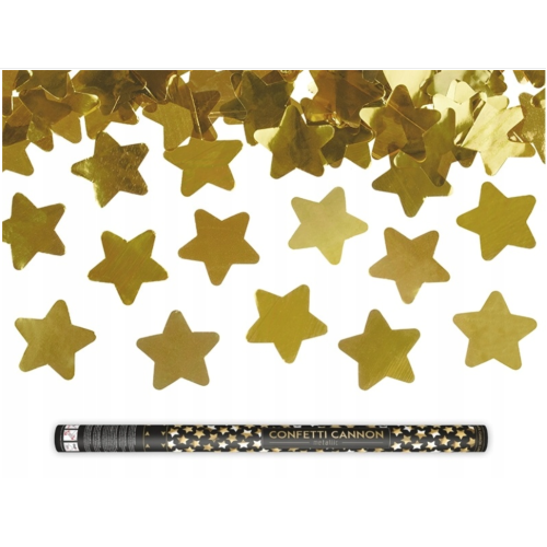 Confetti cannon "GOLDEN STARS"