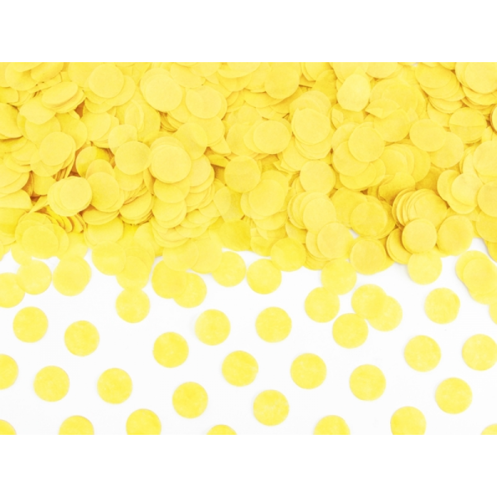 Confetti, yellow