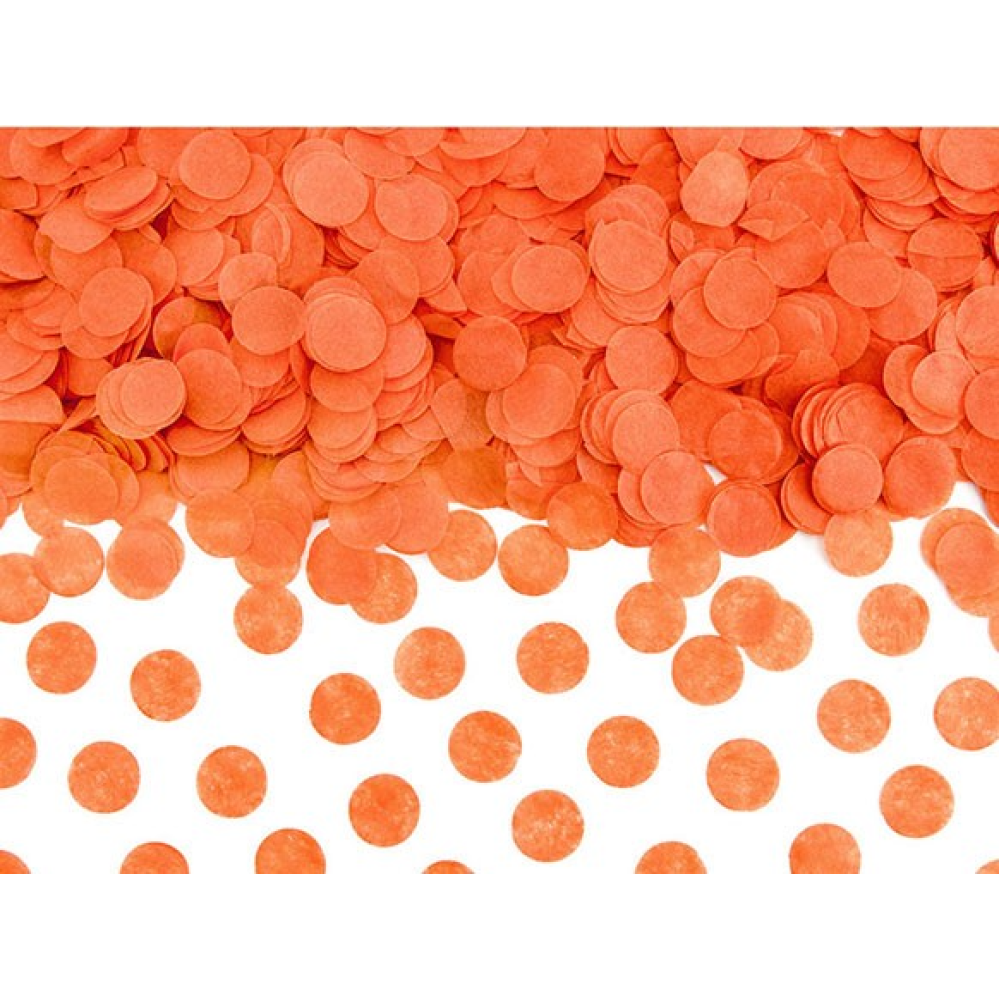 Confetti, orange